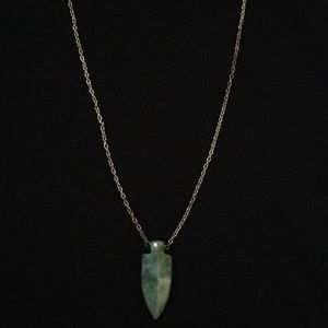 American Eagle jade pendant necklace